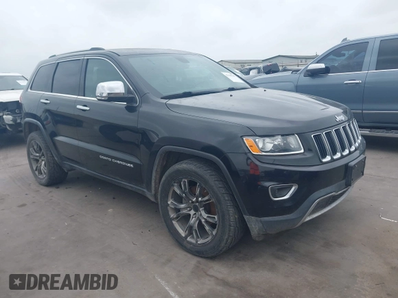 2015 Jeep Grand Cherokee Limited with VIN 1C4RJEBG6FC727730, listed as a IAAI auction lot 42138789 with 168,728 mi miles. Bid and sale history available at carsss.com. Image 1.