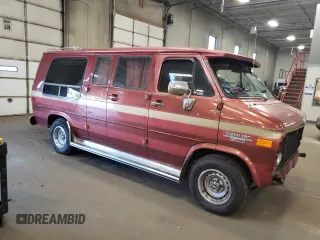 1985 Chevrolet Chevy Van z VIN 2GBEG25HXF4135062, wystawiony jako Copart lot #72788474 z przebiegiem 463 869 mil mil oraz Szkody całkowita. Historia ofert i sprzedaży dostępna na DreamBid. Obrazek 4.