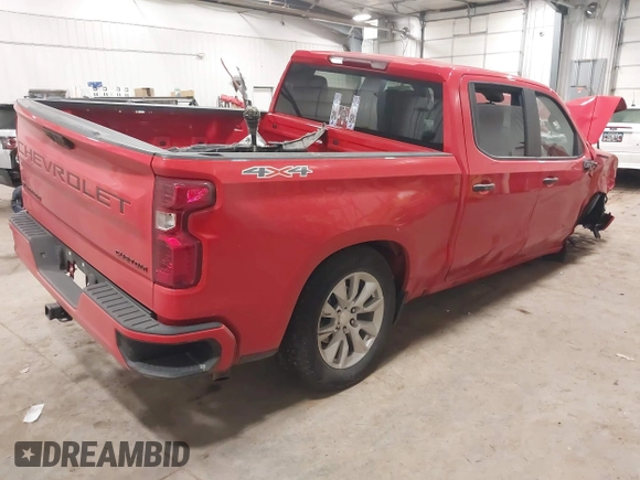 2023 Chevrolet Silverado 1500 Custom with VIN 1GCPDBEK1PZ104737, listed as a IAAI auction lot 41191878 with 23,234 mi miles and . Bid and sale history available at DreamBid. Image 4.