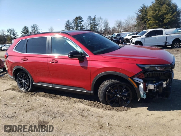 2025 Honda CR-V Sport-L with VIN 5J6RS6H8XSL023702, listed as a Copart auction lot 46488835 with Not Provided miles and Salvage Title. Bid and sale history available at DreamBid. Image 4.