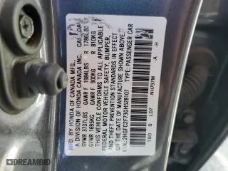 2016 Honda Civic Sedan EX with VIN 2HGFC2F73GH528107, listed as a Copart auction lot 48211685 with 111,200 mi miles and Salvage Title. Bid and sale history available at carsss.com. Image 14.