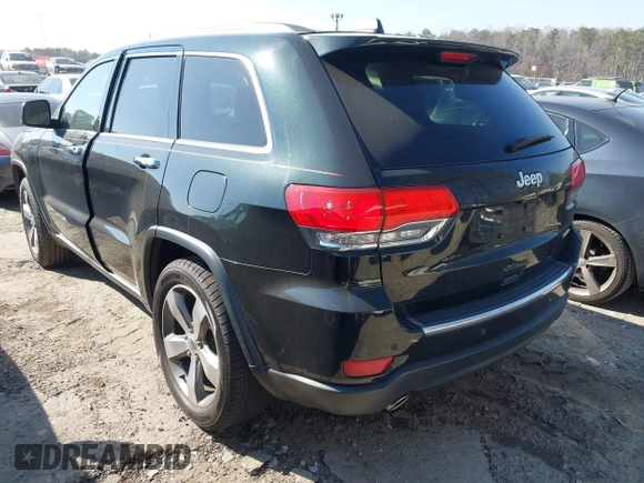 2014 Jeep Grand Cherokee Limited with VIN 1C4RJEBGXEC389361, listed as a IAAI auction lot 41772366 with 122,473 mi miles. Bid and sale history available at carsss.com. Image 3.
