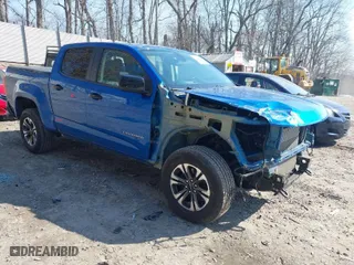 2021 Chevrolet Colorado 4WD Z71 with VIN 1GCGTDEN7M1280209, listed as a IAAI auction lot 41779245 with 48,094 mi miles. Bid and sale history available at carsss.com. Image 1.