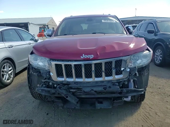 2012 Jeep Grand Cherokee Overland with VIN 1C4RJFCT4CC250602, listed as a Copart auction lot 49503905 with 149,016 mi miles and Salvage Title. Bid and sale history available at carsss.com. Image 11.