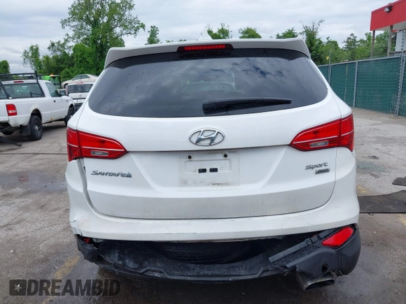 2014 Hyundai Santa Fe z VIN 5XYZTDLB5EG147354, wystawiony jako IAAI lot #42235940 z przebiegiem 107 466 mil mil oraz . Historia ofert i sprzedaży dostępna na DreamBid. Obrazek 16.