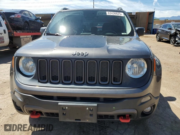 2016 Jeep Renegade Trailhawk z VIN ZACCJBCT2GPC65342, wystawiony jako Copart lot #63436625 z przebiegiem 62 546 mil mil oraz Czysty tytuł • Clean title. Historia ofert i sprzedaży dostępna na DreamBid. Obrazek 5.
