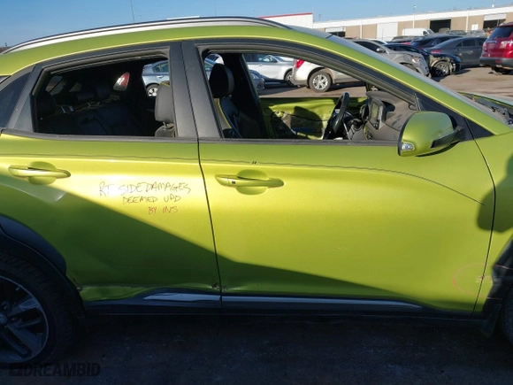 2019 Hyundai Kona Limited with VIN KM8K3CA54KU275423, listed as a IAAI auction lot 41113802 with 87,196 mi miles. Bid and sale history available at carsss.com. Image 14.