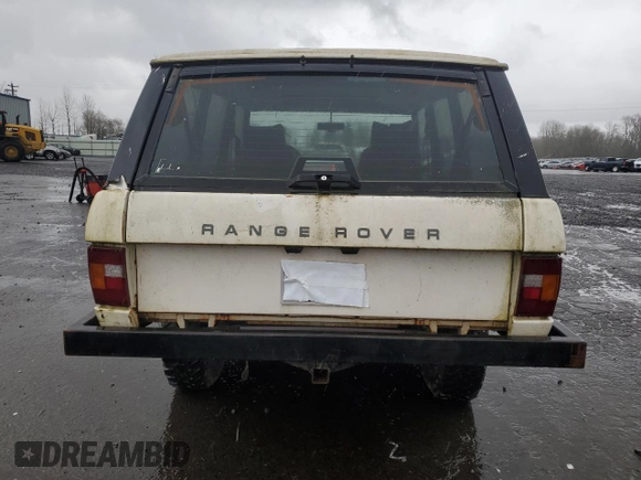 1991 Land Rover Range Rover with VIN SALHV124XMA605162, listed as a Copart auction lot 43775265 with 68,368 mi miles and Clean Title. Bid and sale history available at DreamBid. Image 6.