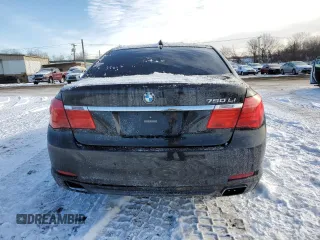 2011 BMW 7 Series 750Li xDrive with VIN WBAKC8C51BC432732, listed as a Copart auction lot 89097345 with 135,820 mi miles and Salvage Title. Bid and sale history available at carsss.com. Image 6.