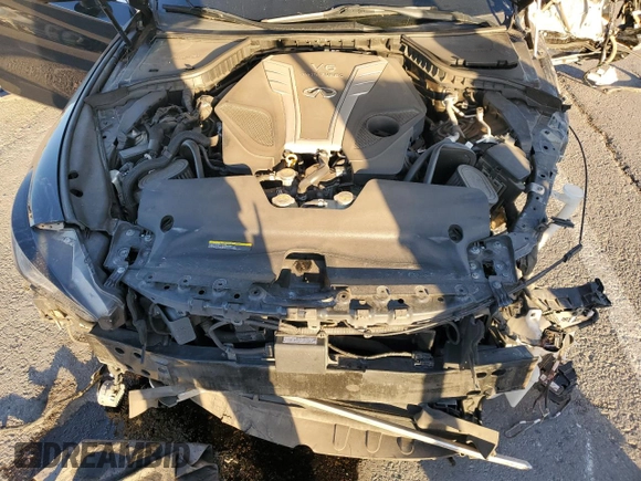 2017 Infiniti Q60 Red Sport 400 with VIN JN1FV7EL4HM701896, listed as a Copart auction lot 80770654 with 96,708 mi miles and Salvage Title. Bid and sale history available at carsss.com. Image 12.