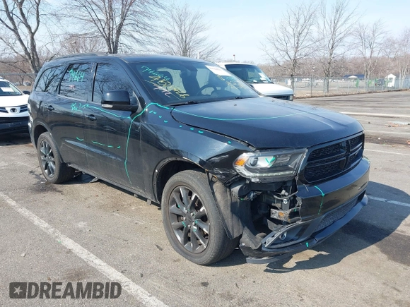 2017 Dodge Durango GT with VIN 1C4RDJDG4HC820486, listed as a IAAI auction lot 41784193 with 93,494 mi miles and . Bid and sale history available at carsss.com. Image 6.