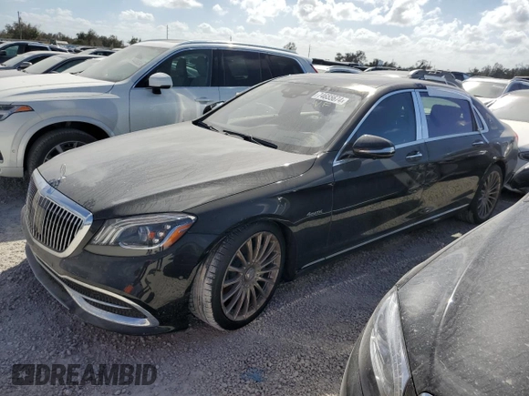 2020 Mercedes-Benz S-Class Maybach S 560 with VIN W1KUX8GB0LA558390, listed as a Copart auction lot 74655674 with 0 mi miles and Non Repairable. Bid and sale history available at carsss.com. Image 1.