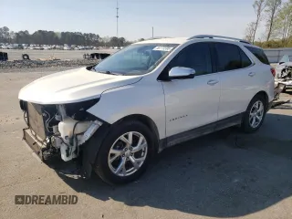 2018 Chevrolet Equinox Premier with VIN 2GNAXMEV6J6296380, listed as a Copart auction lot 50773395 with 93,877 mi miles and Salvage Title. Bid and sale history available at carsss.com. Image 1.