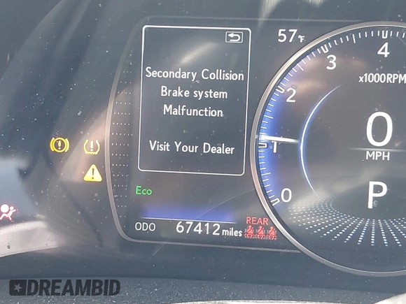 2019 Lexus ES 350 with VIN 58ABZ1B16KU043963, listed as a IAAI auction lot 42042302 with 67,412 mi miles and . Bid and sale history available at DreamBid. Image 15.