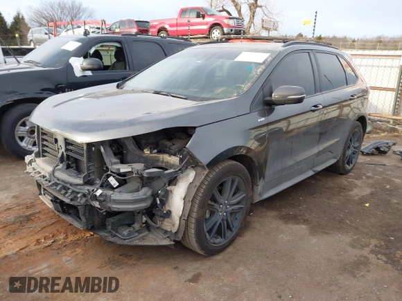 2020 Ford Edge SEL with VIN 2FMPK3J93LBB53641, listed as a IAAI auction lot 41340813 with 87,417 mi miles and . Bid and sale history available at DreamBid. Image 2.
