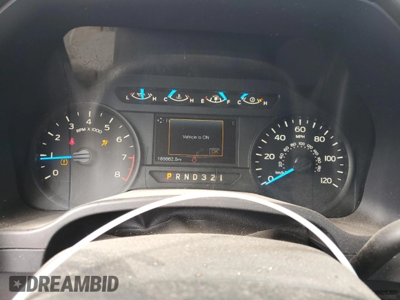 2017 Ford F-150 XL with VIN 1FTMF1C80HKE53252, listed as a Copart auction lot 52115105 with 185,662 mi miles and Clean Title. Bid and sale history available at carsss.com. Image 9.