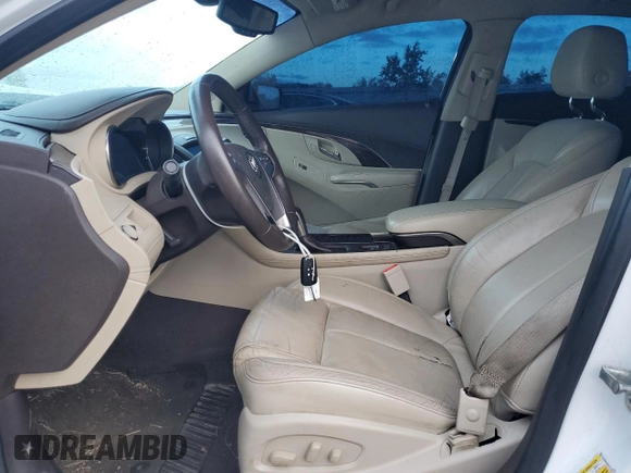 2015 Buick LaCrosse Leather with VIN 1G4GB5G3XFF118774, listed as a Copart auction lot 64457364 with 76,182 mi miles and Salvage Title. Bid and sale history available at DreamBid. Image 7.