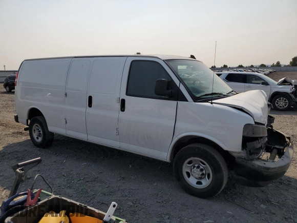 2021 Chevrolet Express Cargo with VIN 1GCWGBFP3M1245414, listed as a Copart auction lot 70534034 with 48,690 mi miles and Salvage title. Bid and sale history available at DreamBid. Image 4.