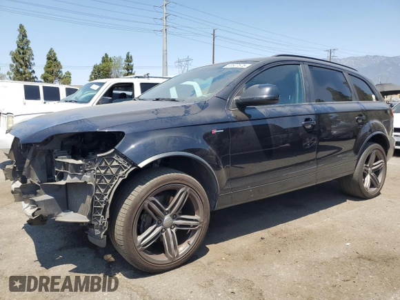 2015 Audi Q7 S line Prestige with VIN WA1DGAFEXFD014442, listed as a Copart auction lot 63507575 with 109,969 mi miles and Salvage title. Bid and sale history available at DreamBid. Image 1.