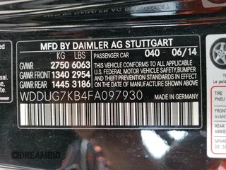 2015 Mercedes-Benz S с VIN WDDUG7KB4FA097930, выставлен на аукционе Copart как лот 61850823 с пробегом Не указан миль и Списание • Salvage title. История ставок и продаж доступна на DreamBid. Изображение 13.