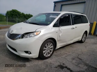 2017 Toyota Sienna XLE with VIN 5TDDZ3DC0HS169103, listed as a Copart auction lot 63275325 with 311,578 mi miles and Salvage title. Bid and sale history available at DreamBid. Image 1.