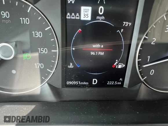 2019 Land Rover Range Rover Velar S with VIN SALYB2EX2KA785495, listed as a Copart auction lot 59565305 with 90,951 mi miles and Clean title. Bid and sale history available at DreamBid. Image 8.