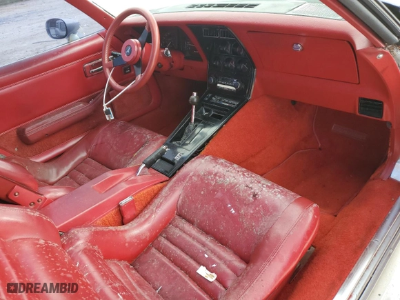 1981 Chevrolet Corvette with VIN 1G1AY8762BS419702, listed as a Copart auction lot 75984184 with 46,127 mi miles and Salvage Title. Bid and sale history available at carsss.com. Image 8.