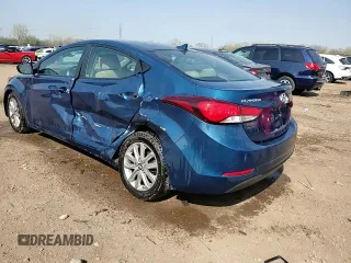 2014 Hyundai Elantra SE z VIN KMHDH4AE3EU095984, wystawiony jako Copart lot #54192135 z przebiegiem 117 551 mil mil oraz Szkoda całkowita • Salvage title. Historia ofert i sprzedaży dostępna na DreamBid. Obrazek 13.