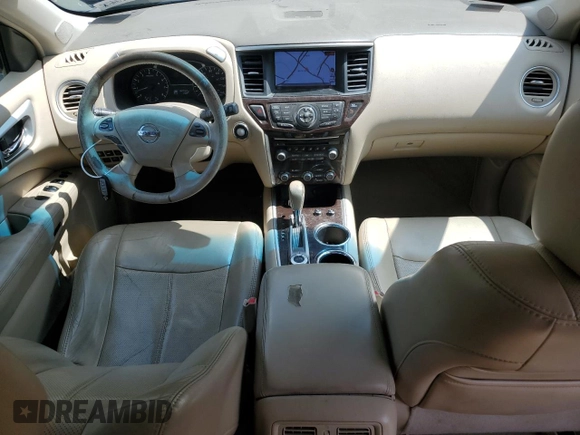 2013 Nissan Pathfinder Platinum with VIN 5N1AR2MM6DC672311, listed as a Copart auction lot 58985895 with 160,552 mi miles and Salvage title. Bid and sale history available at DreamBid. Image 8.