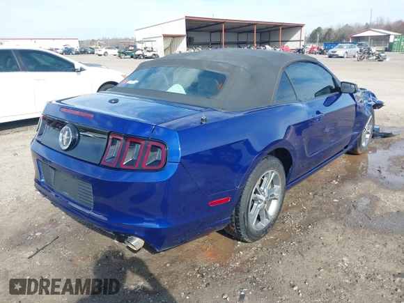 2014 Ford Mustang V6 with VIN 1ZVBP8EM2E5219886, listed as a IAAI auction lot 41689457 with 159,853 mi miles. Bid and sale history available at carsss.com. Image 4.