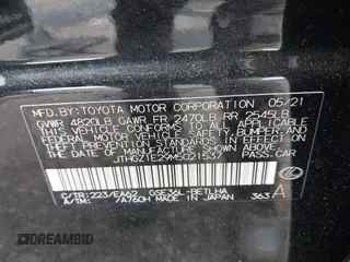 2021 Lexus IS 350 F Sport z VIN JTHGZ1E29M5021537, wystawiony jako IAAI lot #42343785 z przebiegiem 34 612 mil mil oraz . Historia ofert i sprzedaży dostępna na DreamBid. Obrazek 9.
