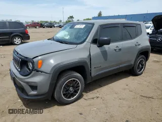 2020 Jeep Renegade Sport z VIN ZACNJBAB7LPL02959, wystawiony jako Copart lot #59115815 z przebiegiem 74 307 mil mil oraz Szkoda całkowita • Salvage title. Historia ofert i sprzedaży dostępna na DreamBid. Obrazek 1.