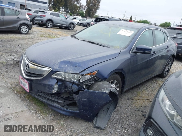 2017 Acura TLX with VIN 19UUB1F30HA001577, listed as a IAAI auction lot 41831495 with 78,183 mi miles. Bid and sale history available at carsss.com. Image 22.