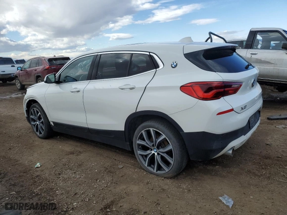 2020 BMW X2 xDrive28i with VIN WBXYJ1C03L5P08657, listed as a Copart auction lot 46366865 with 44,828 mi miles and Salvage Title. Bid and sale history available at carsss.com. Image 2.