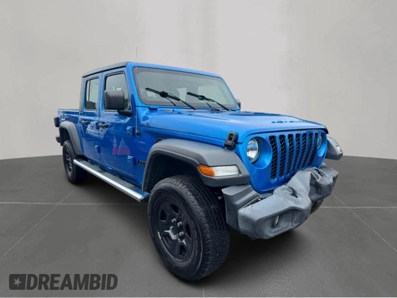 2020 Jeep Gladiator Sport S с VIN 1C6HJTAG9LL169893, выставлен на аукционе Copart как лот 59512605 с пробегом 67 647 миль миль и Чистый • Clean title. История ставок и продаж доступна на DreamBid. Изображение 1.