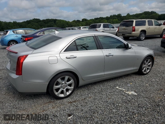 2013 Cadillac ATS with VIN 1G6AA5RA3D0147335, listed as a Copart auction lot 59924455 with 89,023 mi miles and Salvage title. Bid and sale history available at DreamBid. Image 3.