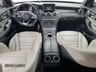 2016 Mercedes-Benz C 450 AMG with VIN 55SWF6EB6GU125889, listed as a Copart auction lot 45190995 with 108,440 mi miles and Clean Title. Bid and sale history available at carsss.com. Image 8.