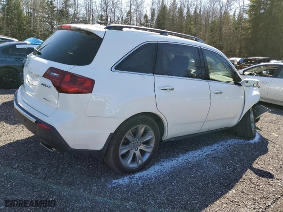 2012 Acura MDX Advance/Entertainment Pkg with VIN 2HNYD2H89CH003244, listed as a Copart auction lot 48246355 with 247,465 mi miles and Salvage Title. Bid and sale history available at carsss.com. Image 3.