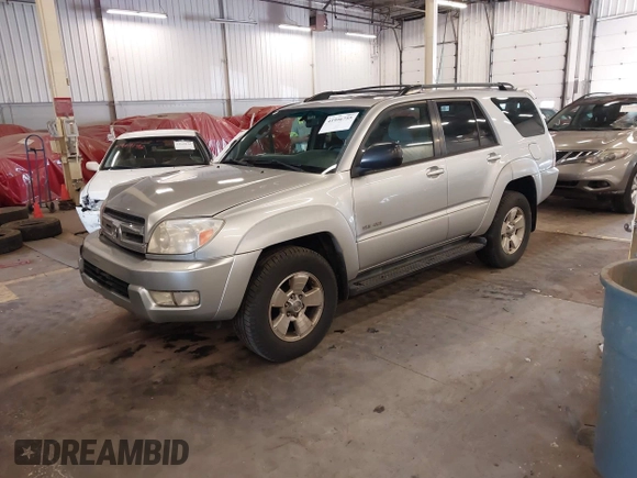 2004 Toyota 4Runner SR5 with VIN JTEBU14R340036942, listed as a IAAI auction lot 41956755 with 178,396 mi miles and . Bid and sale history available at DreamBid. Image 17.