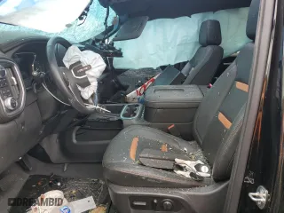 2020 GMC Sierra 1500 AT4 with VIN 1GTP9EEL9LZ359724, listed as a Copart auction lot 50170725 with 0 mi miles and Salvage Title. Bid and sale history available at carsss.com. Image 7.