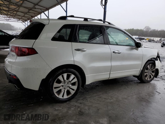 2011 Acura RDX Technology with VIN 5J8TB2H58BA001527, listed as a Copart auction lot 45229695 with 140,161 mi miles and Salvage title. Bid and sale history available at DreamBid. Image 3.