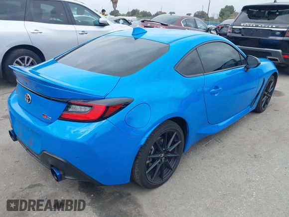 2024 Toyota GR86 Premium with VIN JF1ZNBE15R8754229, listed as a IAAI auction lot 41465034 with 10,847 mi miles. Bid and sale history available at carsss.com. Image 4.