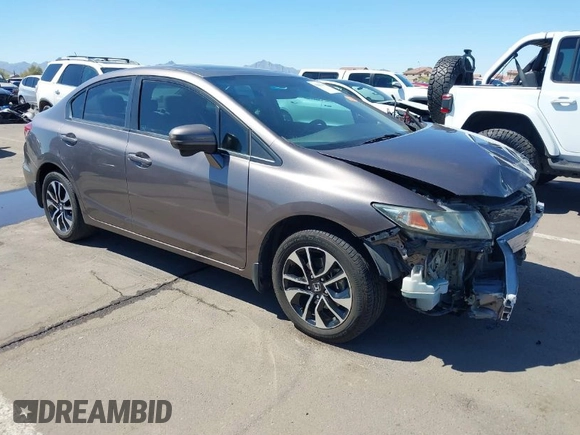 2014 Honda Civic Sedan EX with VIN 19XFB2F84EE082746, listed as a IAAI auction lot 41861197 with 117,332 mi miles. Bid and sale history available at carsss.com. Image 1.