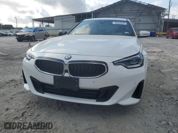 2023 BMW 2 Series 230i with VIN 3MW23CM0XP8D61289, listed as a Copart auction lot 78254234 with 14,168 mi miles and Salvage Title. Bid and sale history available at carsss.com. Image 5.