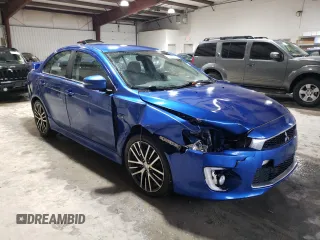 2017 Mitsubishi Lancer ES with VIN JA32V2FW1HU000514, listed as a Copart auction lot 82189384 with 111,642 mi miles and Salvage Title. Bid and sale history available at carsss.com. Image 4.