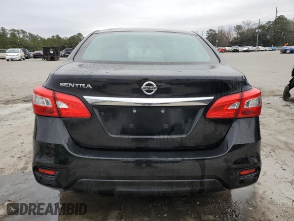 2018 Nissan Sentra S with VIN 3N1AB7AP4JY313730, listed as a Copart auction lot 44554575 with 186,111 mi miles and Salvage Title. Bid and sale history available at carsss.com. Image 6.