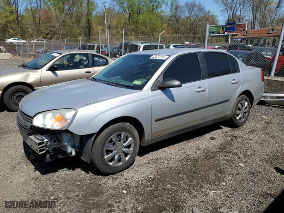 2004 Chevrolet Malibu with VIN 1G1ZS52F84F156265, listed as a Copart auction lot 53672995 with 0 mi miles and Salvage Title. Bid and sale history available at carsss.com. Image 1.