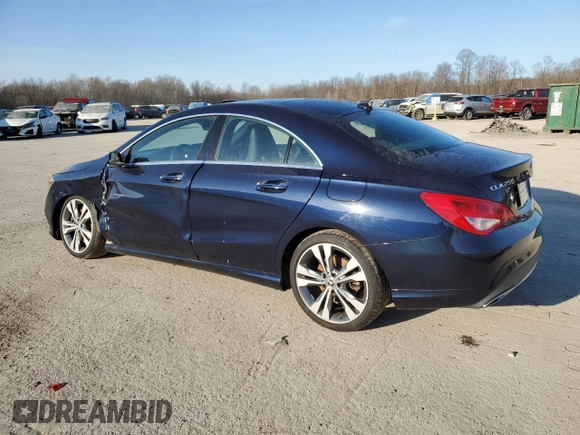2019 Mercedes-Benz CLA 250 with VIN WDDSJ4GB5KN713220, listed as a Copart auction lot 48894475 with 36,987 mi miles and Salvage Title. Bid and sale history available at DreamBid. Image 2.