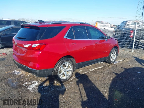 2020 Chevrolet Equinox LT with VIN 3GNAXLEX4LS627327, listed as a IAAI auction lot 41632204 with 93,549 mi miles. Bid and sale history available at carsss.com. Image 4.