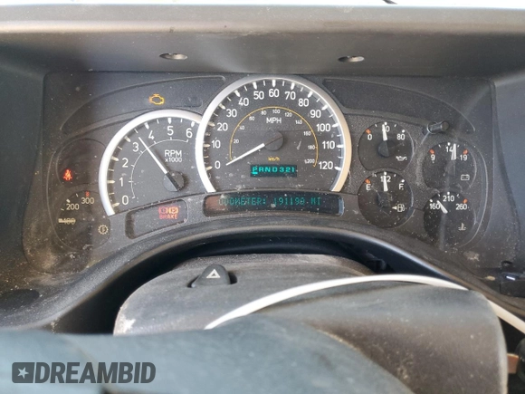2005 Hummer H2 SUV with VIN 5GRGN23U25H109190, listed as a Copart auction lot 49460795 with 191,199 mi miles and Salvage Title. Bid and sale history available at carsss.com. Image 9.